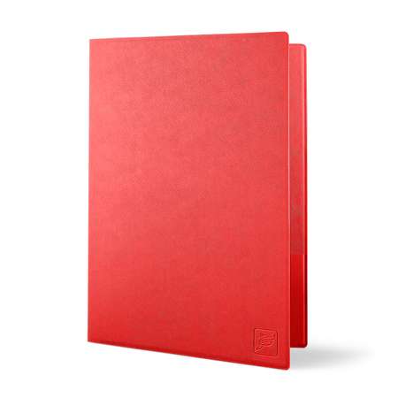 Папка классическая из экокожи Flexpocket формат А4 красная