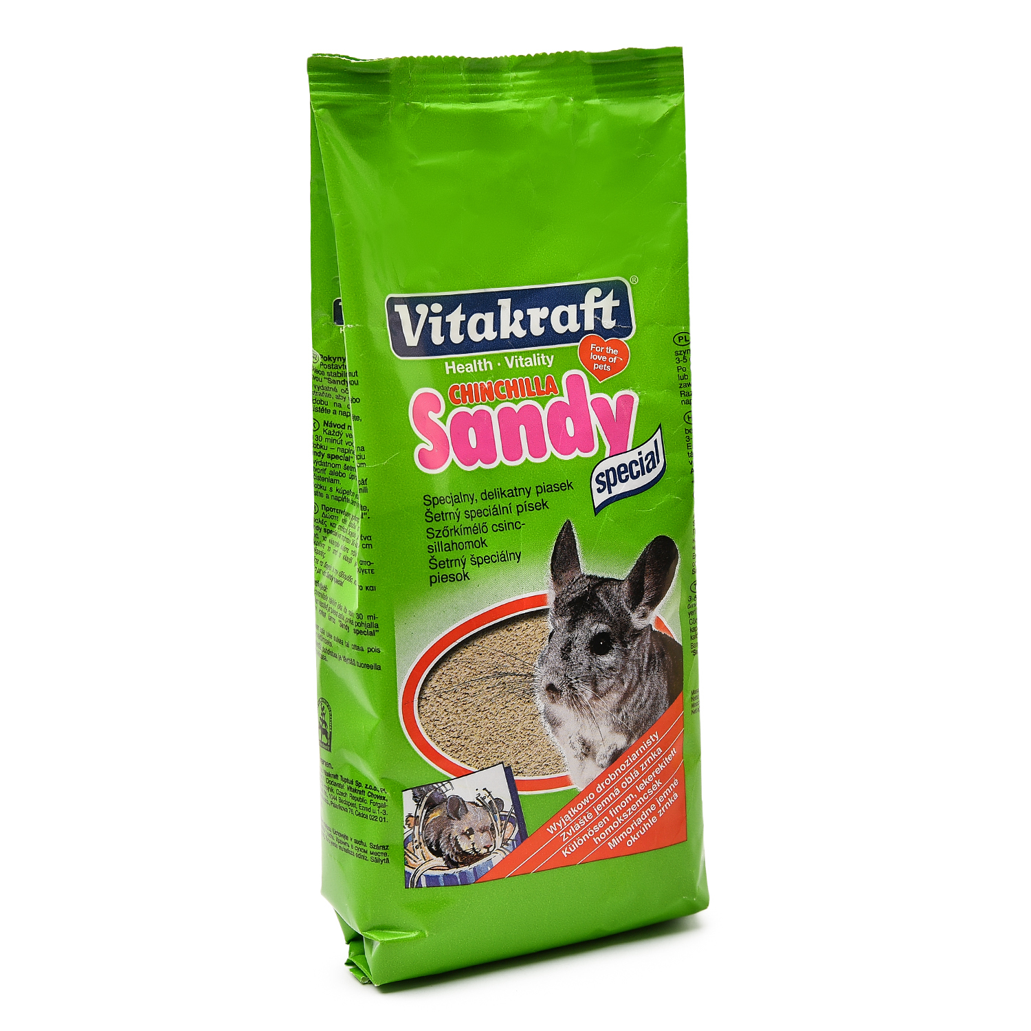 Песок для шиншилл Vitakraft Chinchilla Sandy 1кг 15524 - фото 1