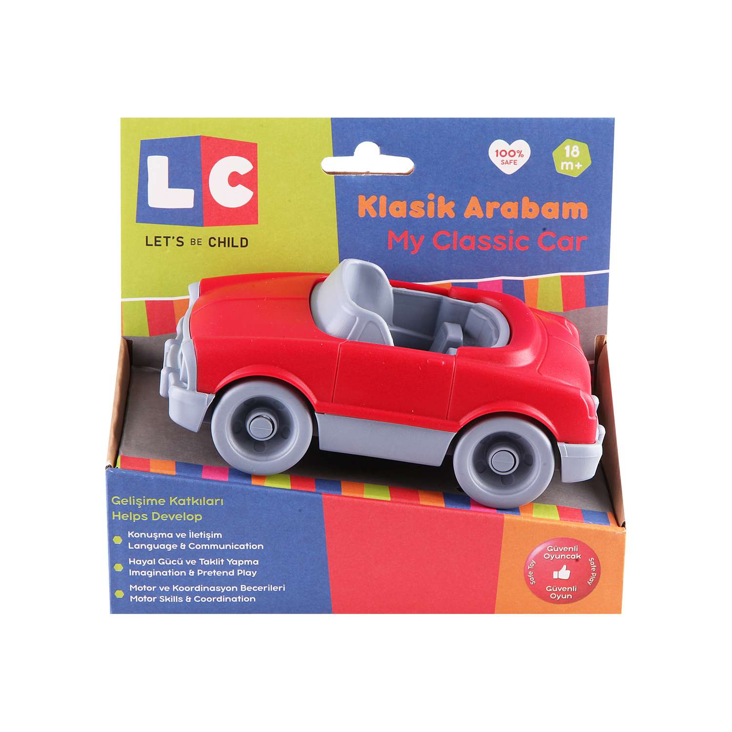 Классический автомобиль Let s Be Child Машинка цвет красный LC-30780-KR - фото 4