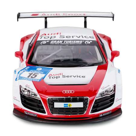 Машинка р/у Rastar Audi R8 LMS 1:14 бело-красная