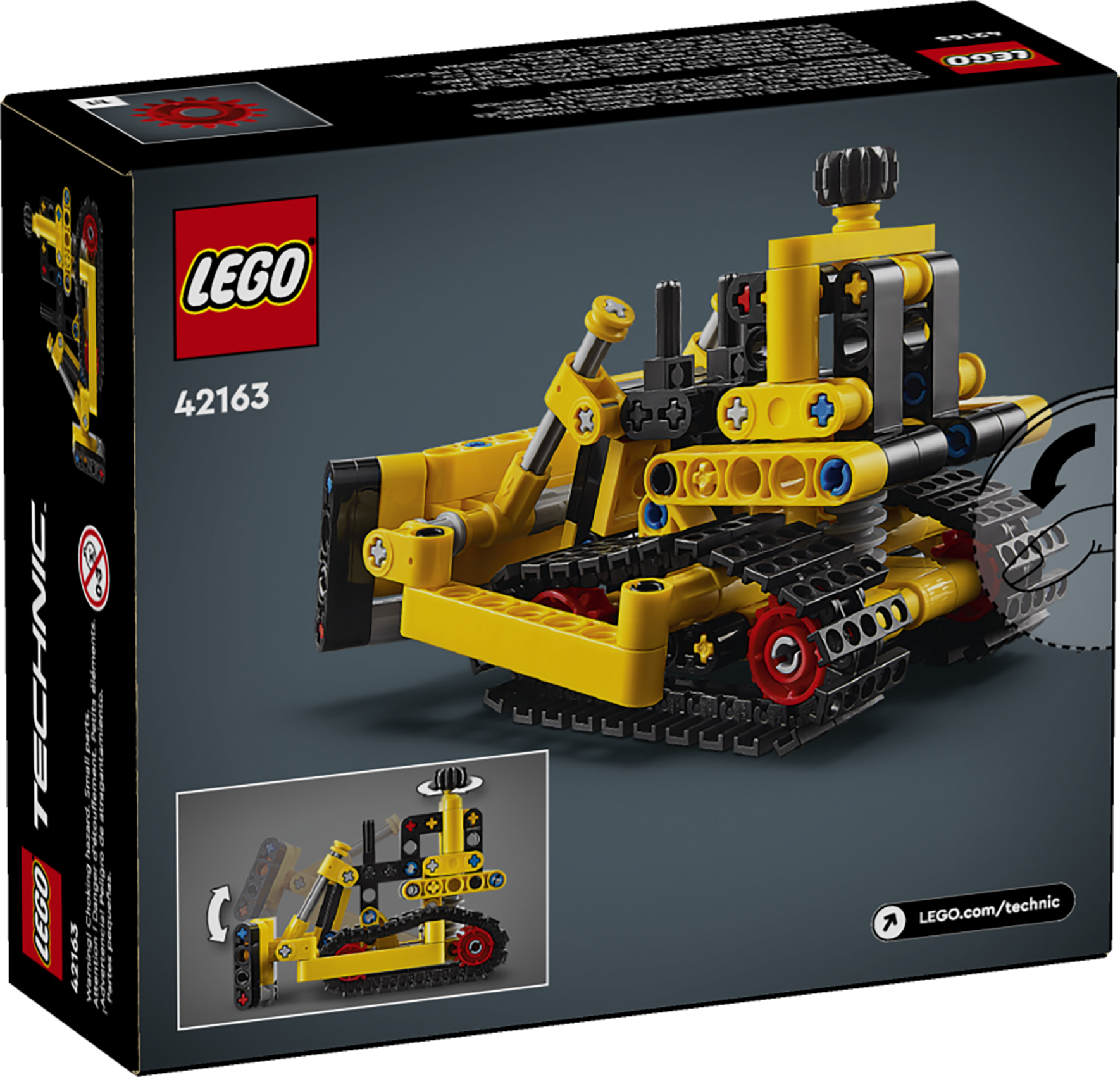 Конструктор LEGO Technic Cверхмощный бульдозер 42163 - фото 4