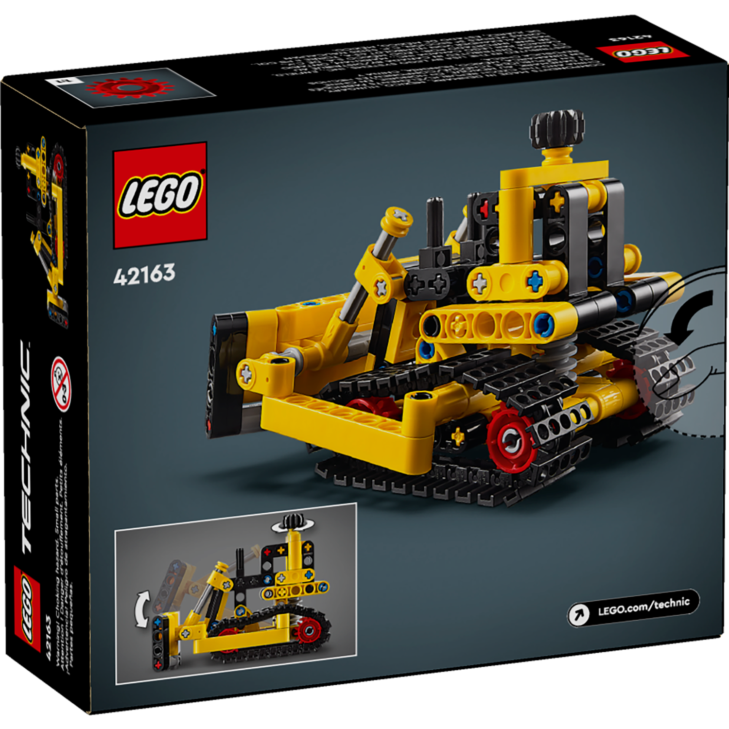 Конструктор LEGO Technic Cверхмощный бульдозер 42163 - фото 4
