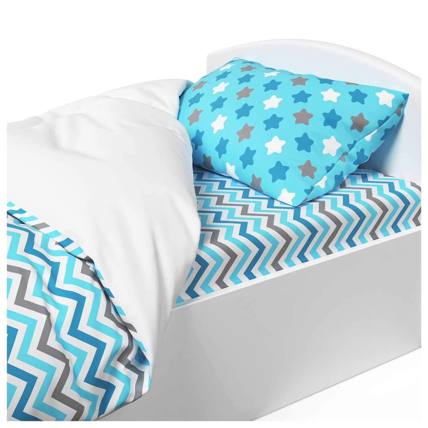 Комплект постельного белья Капризун Голубая лагуна 1.5спальный 3предмета - фото 6