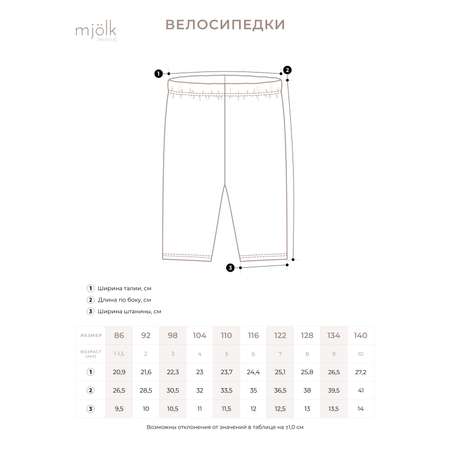 Велосипедки Mjolk