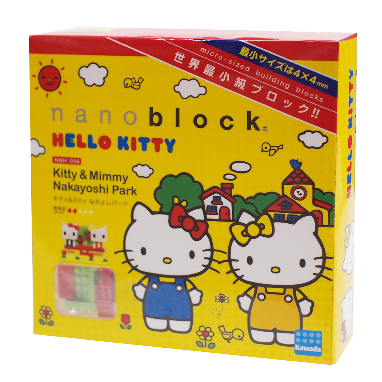 Конструктор Nanoblock Hello Kitty и Mimmy в парке - фото 2