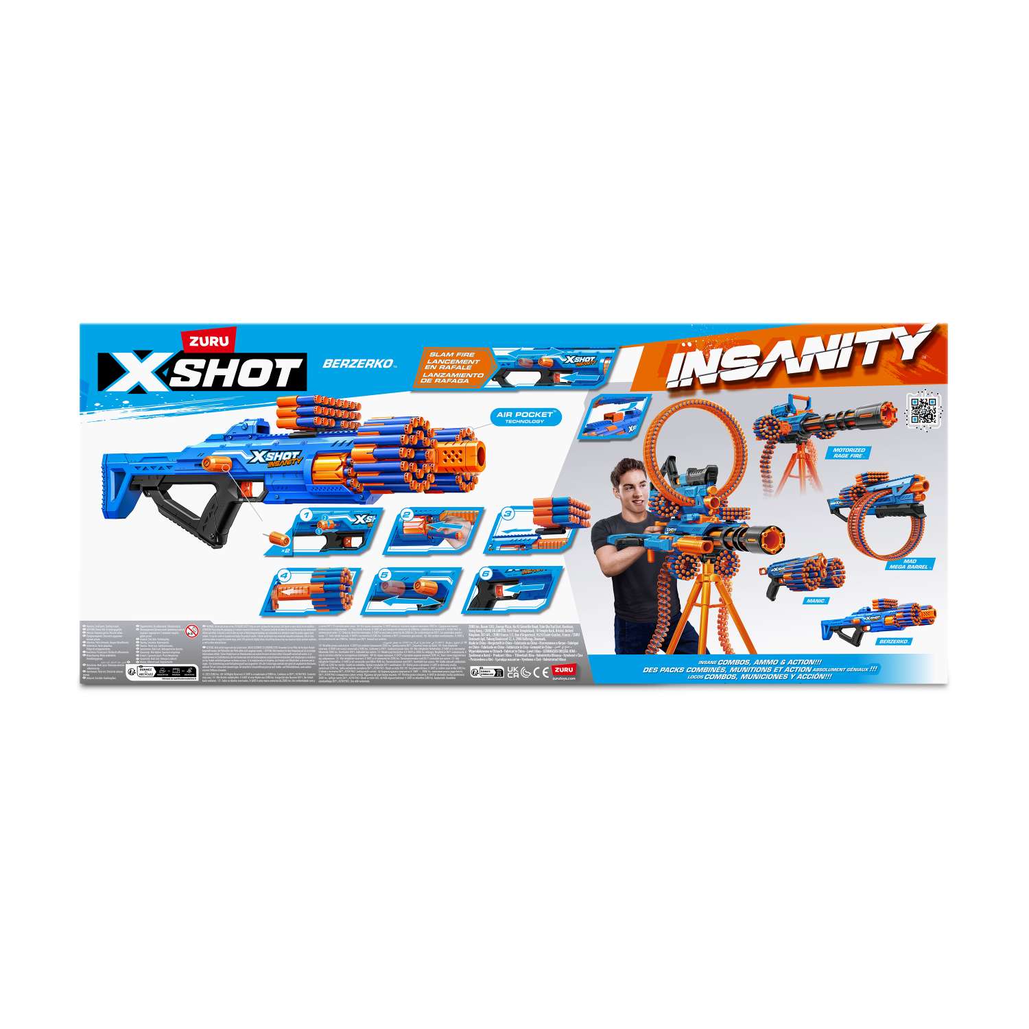 Набор игровой XSHOT Insanity Berzerko 36610 - фото 15