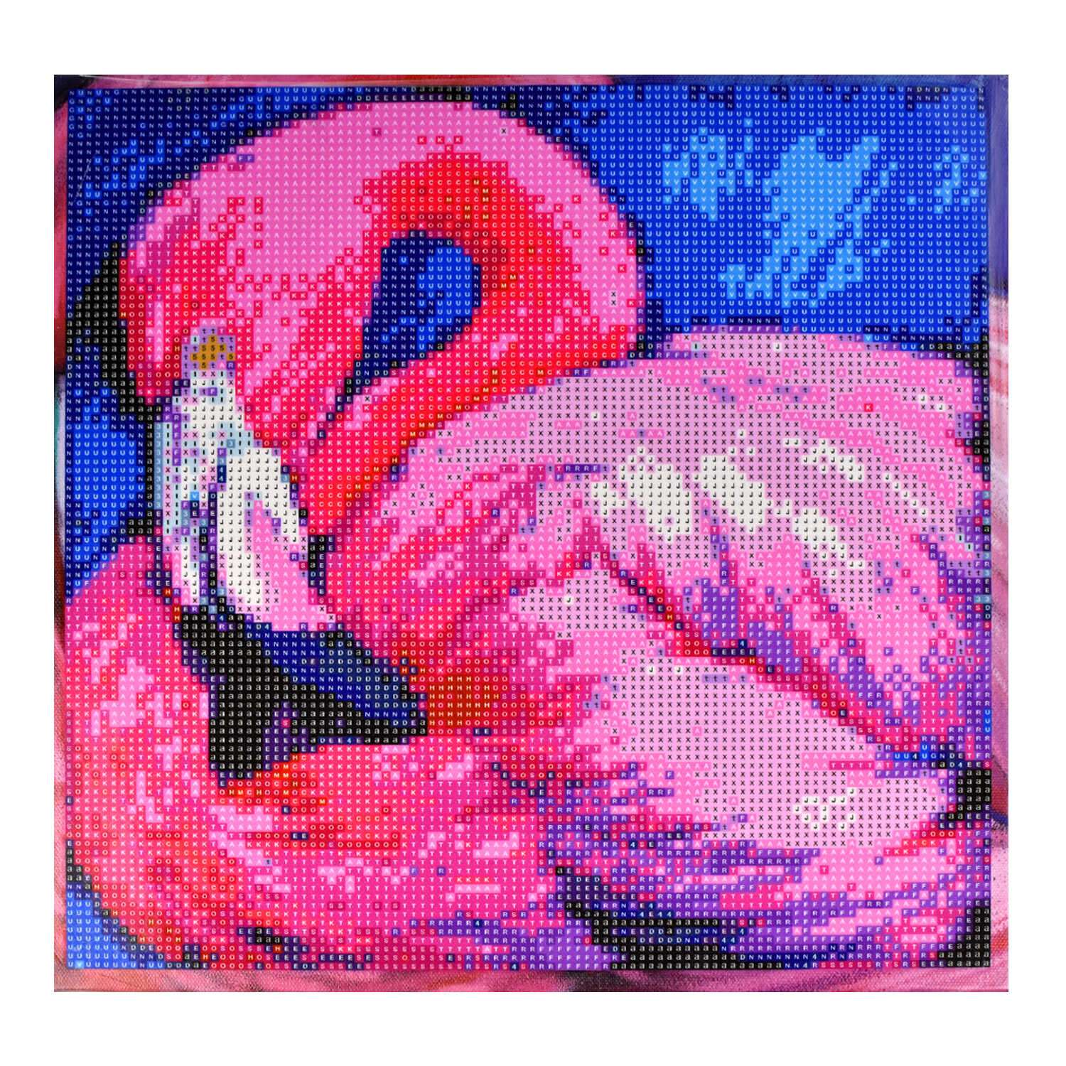 Алмазная мозаика ФЕНИКС+ Розовый Фламинго 30х30см на подрамнике - фото 3