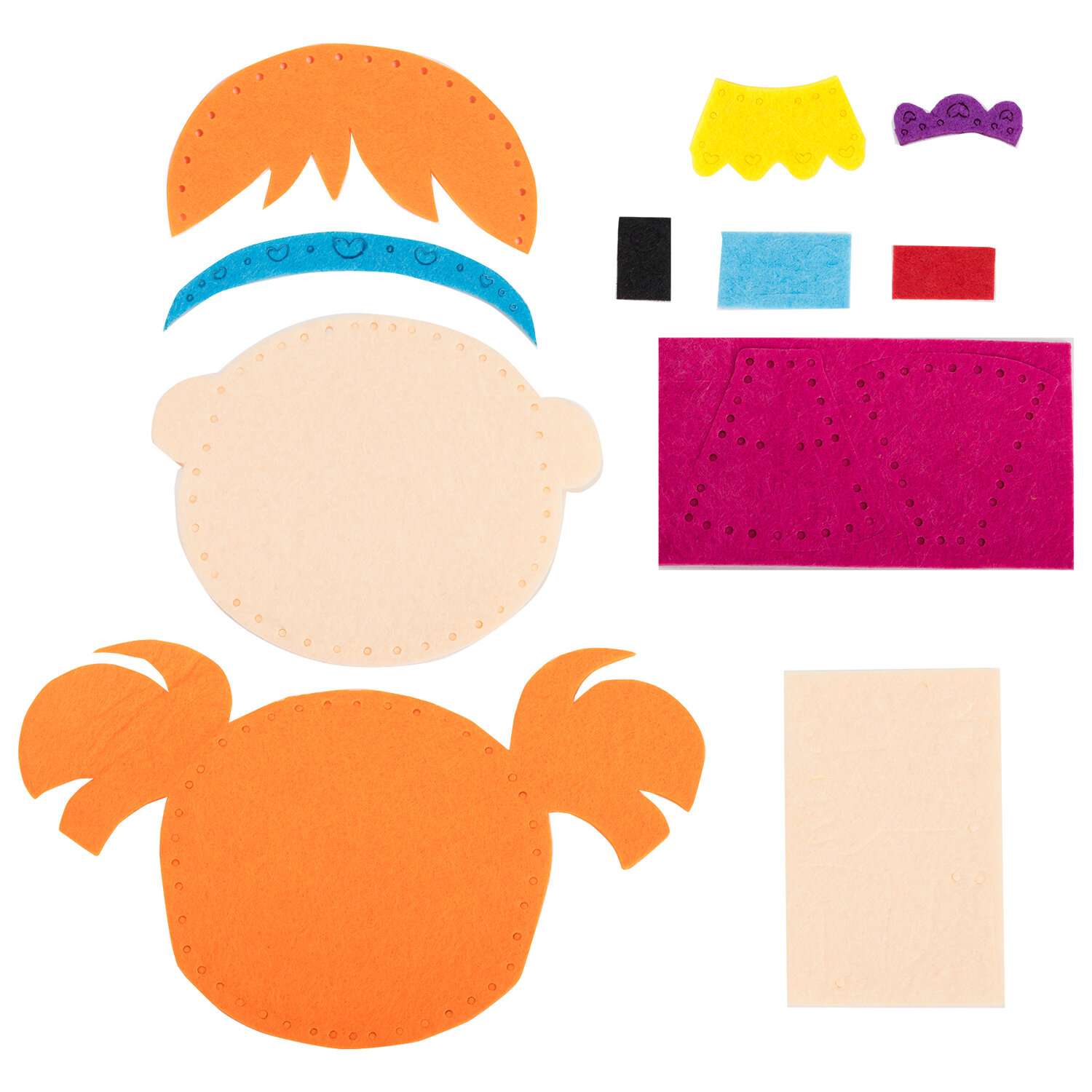 Набор для шитья Юнландия игрушки куклы из фетра детский - фото 2