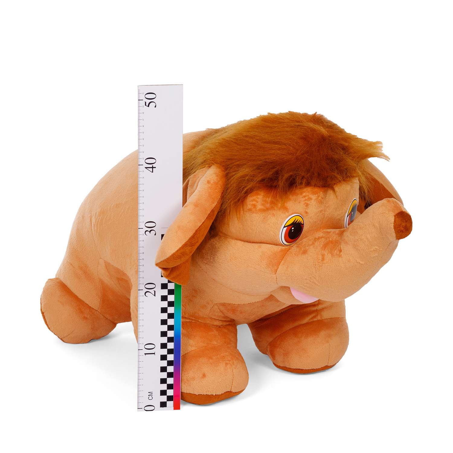 Мягкая игрушка Тутси Слон Бимбо велюр большой 70 см - фото 4