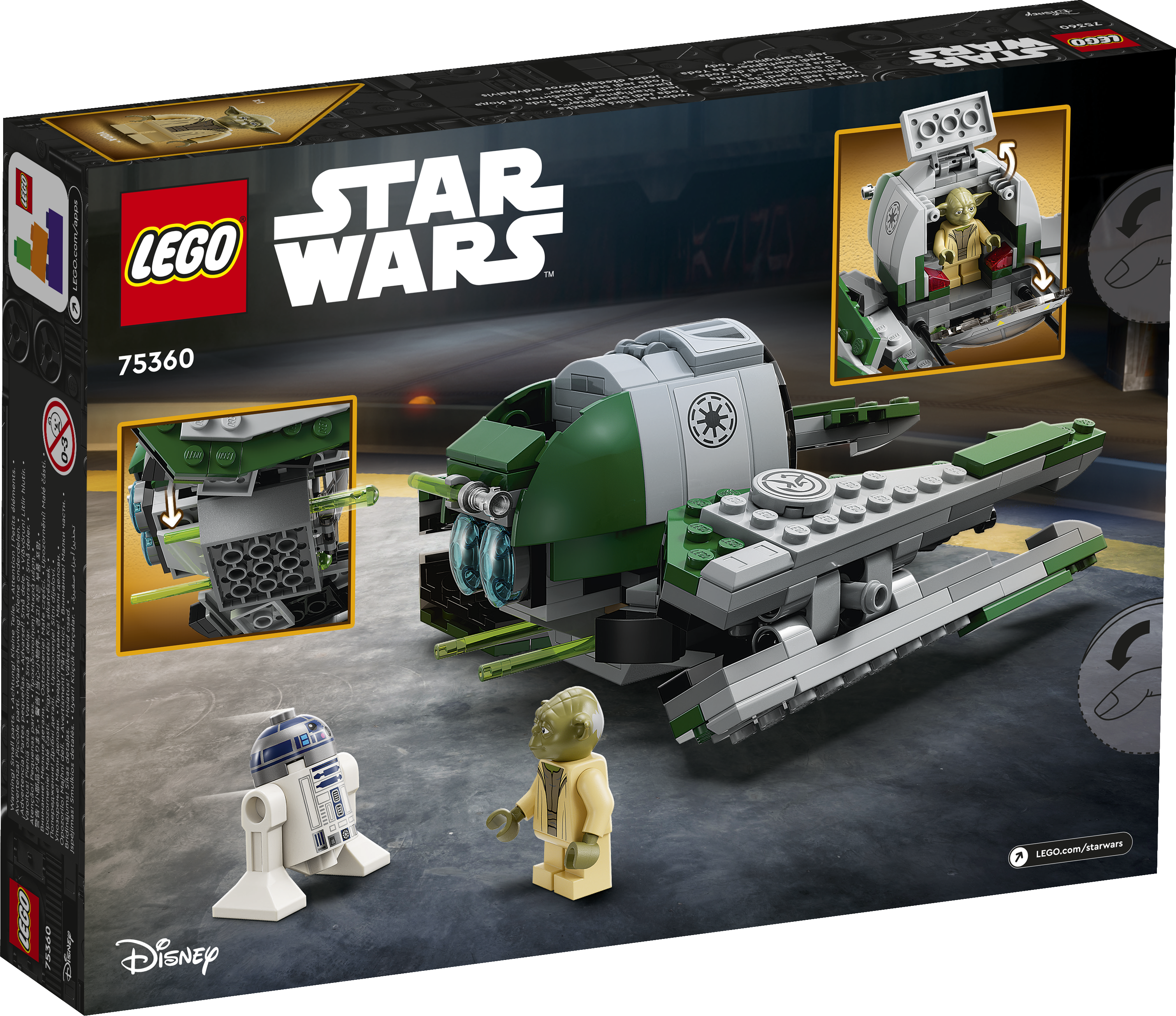 Конструктор LEGO Yoda's Jedi Starfighter 75360 - фото 17