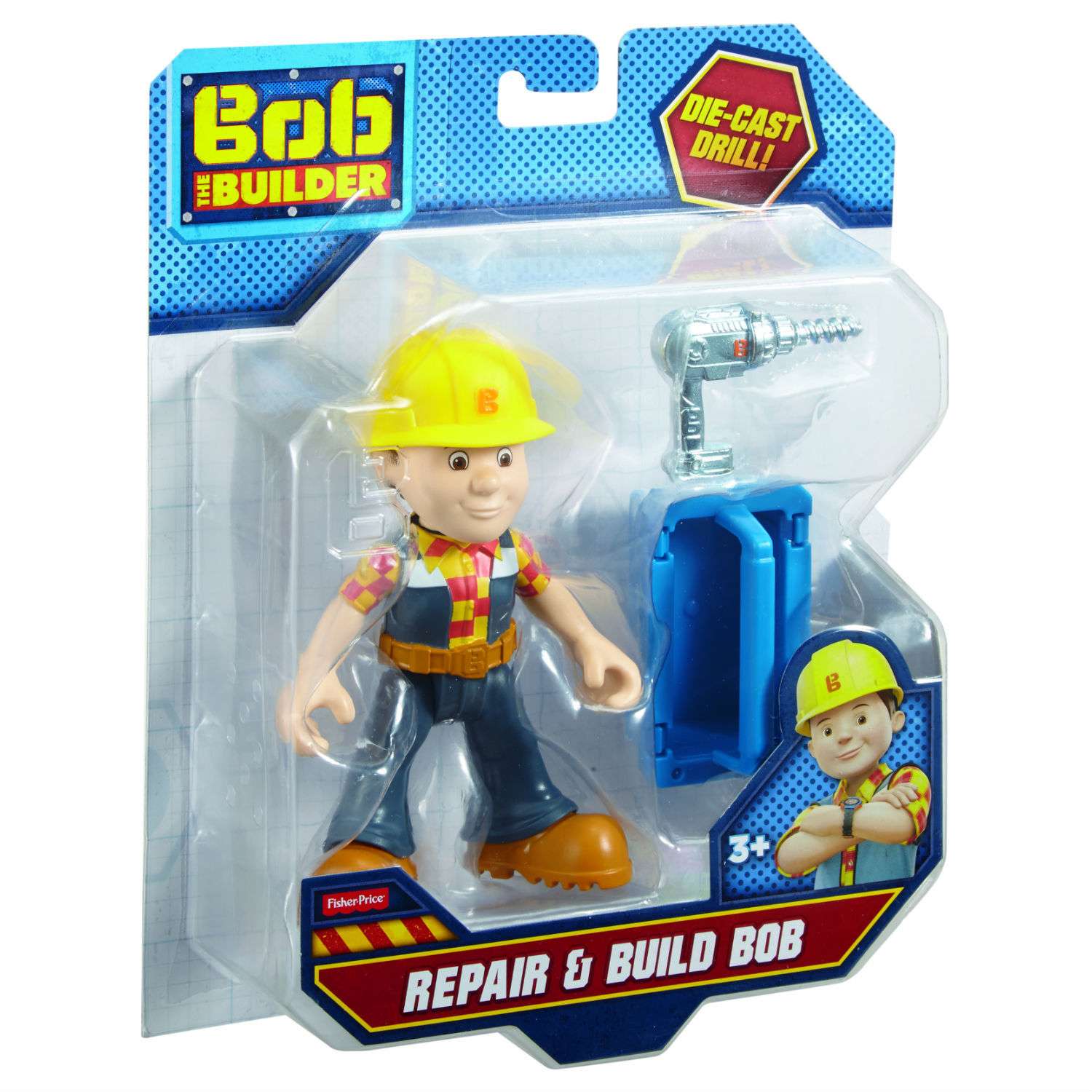 Литые мини-фигурки Bob the Builder с аксессуарами DHB06 - фото 3