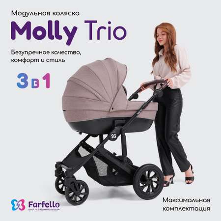 Модульная коляска 3 в 1 Farfello Molly Trio