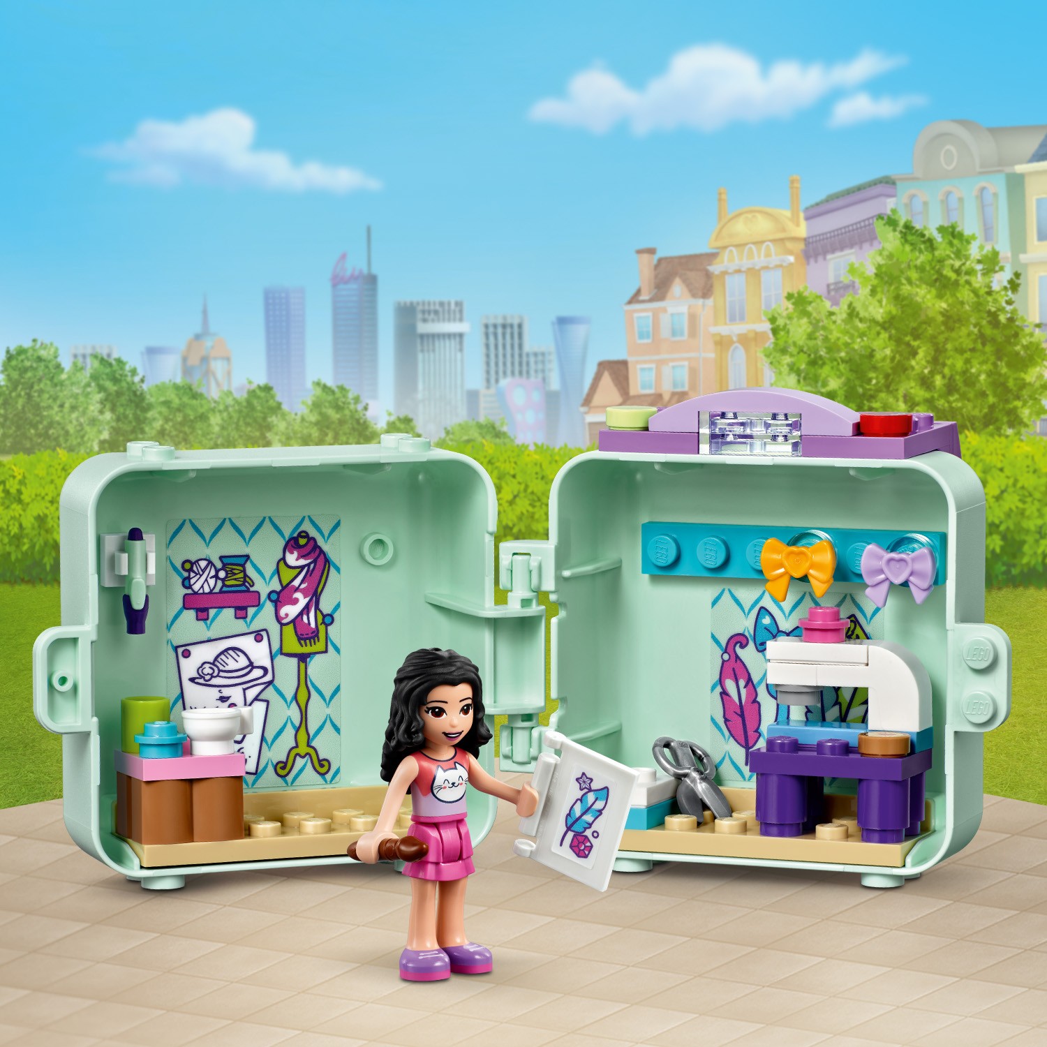 Конструктор LEGO Friends Модный кьюб Эммы 41668 - фото 4