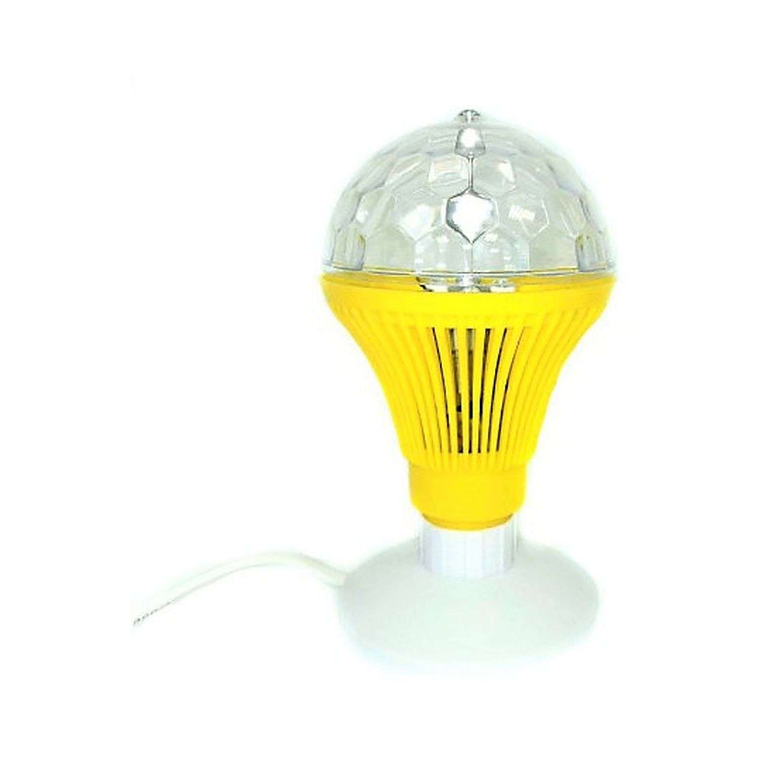 Светильник Uniglodis Светодиодный шар на подставке желтый - фото 1
