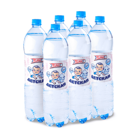 Вода Stelmas детская 1.5 л 6 шт