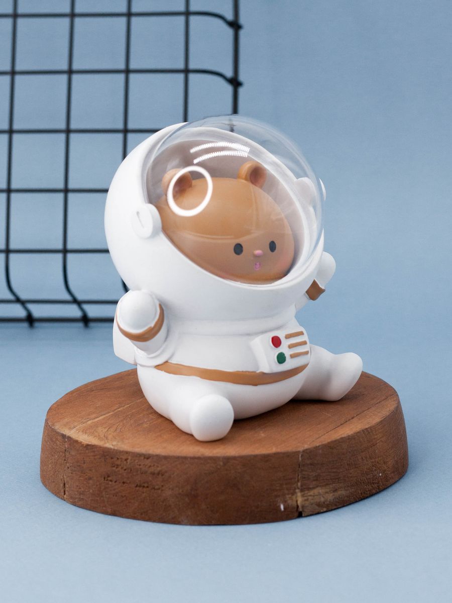 Ночник iLikeGift Hamster space suit white - фото 2