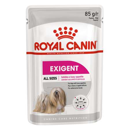 Влажный корм для собак ROYAL CANIN Exigent 0.085 кг (для привередливых, полнорационный)