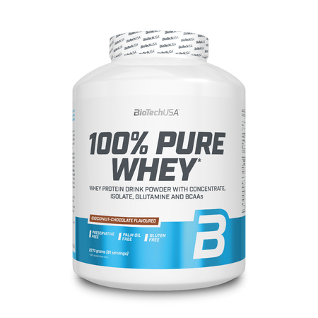 Протеин BiotechUSA 100% Pure Whey 2270 г. Шоколад - кокос