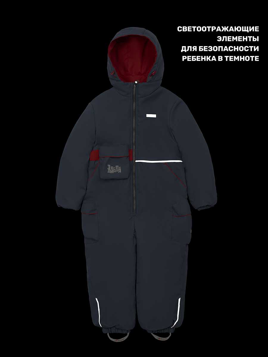 Комбинезон NIKASTYLE 8м2725 деним/чили - фото 11