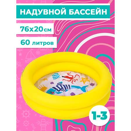 Бассейн надувной Play market Мультиколор 90244