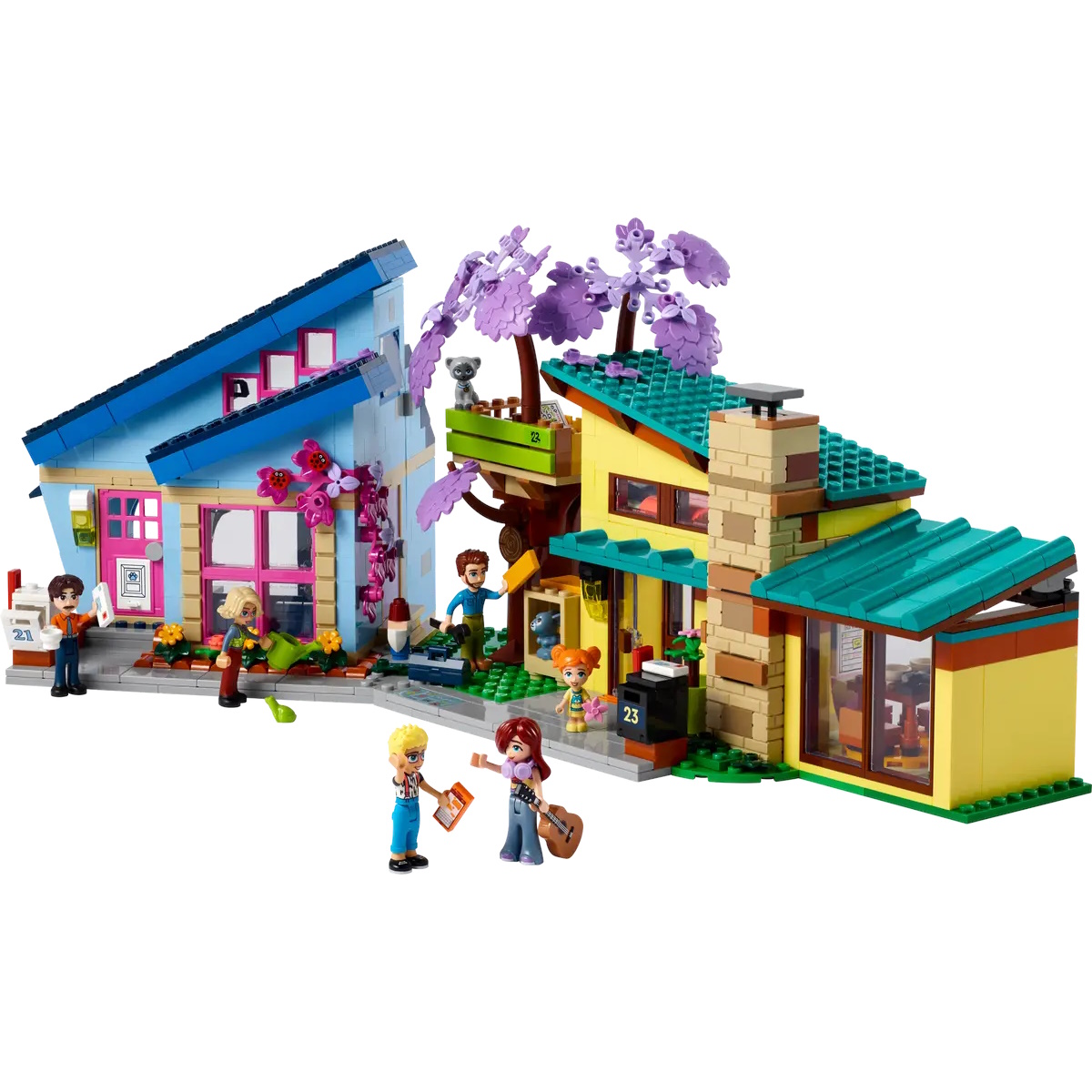 Конструктор LEGO Friends Семейные дома Олли и Пейсли 42620 купить по цене  9999 ₽ в интернет-магазине Детский мир