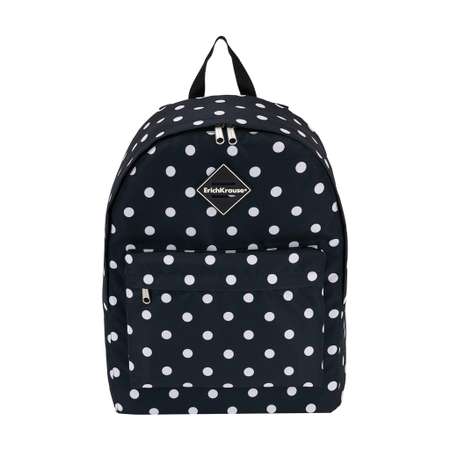 Рюкзак молодежный ErichKrause EasyLine Dots in Black 17 л