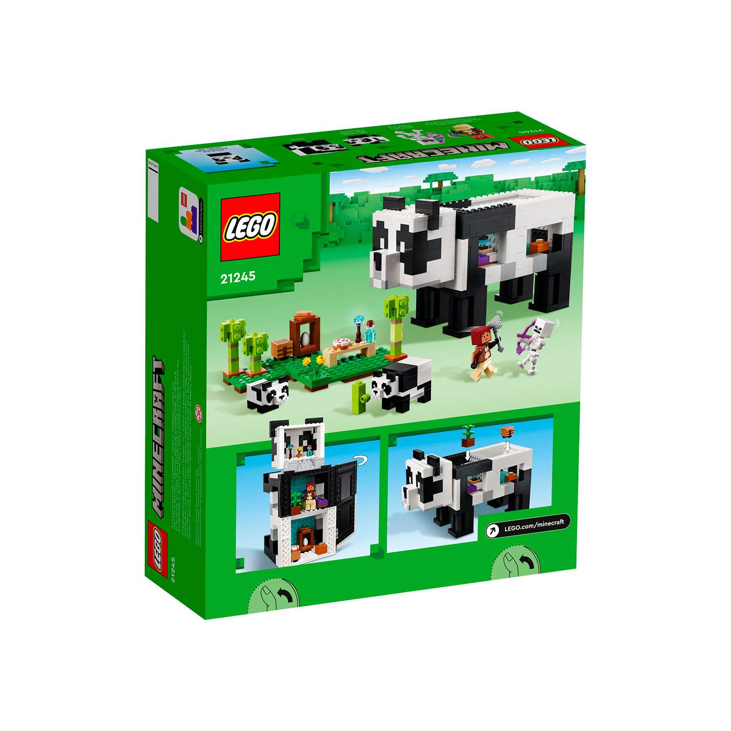 Конструктор детский LEGO Minecraft Дом Панды 21245 - фото 10