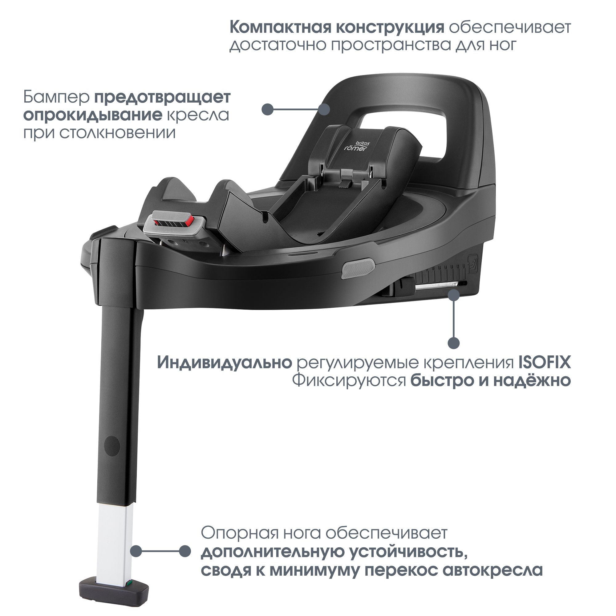 Автокресло Britax Roemer Baby-Safe pro Style Carbon Black и Vario base 5 Z - фото 9