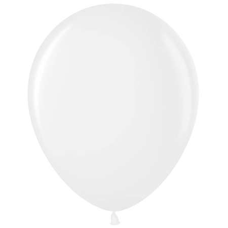 Воздушные шары Meshu пастель белый 50шт М12/30см