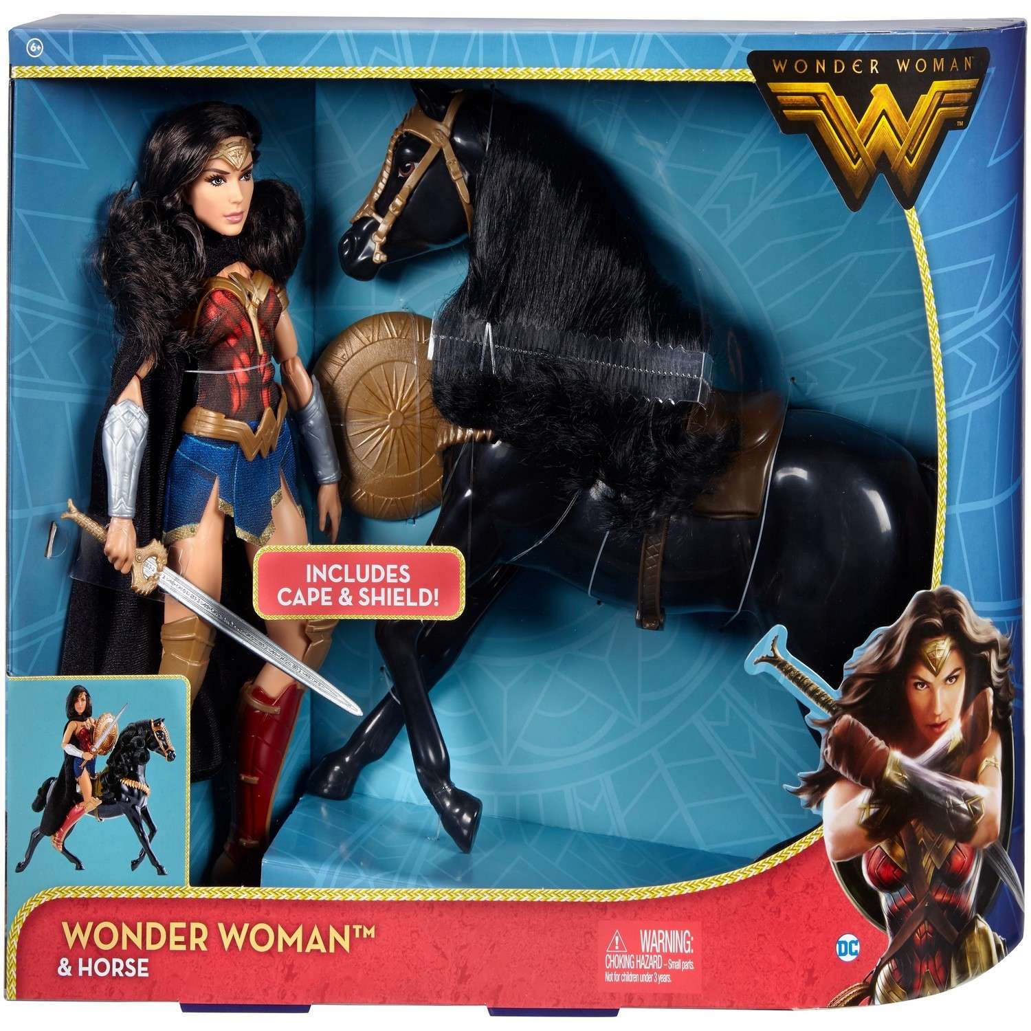 Кукла DC Hero Girls Воительница с лошадью в ассортименте FDF43 - фото 7