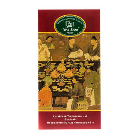 Чай Тянь Жень Тегуаньинь улун пакетированный 50 г