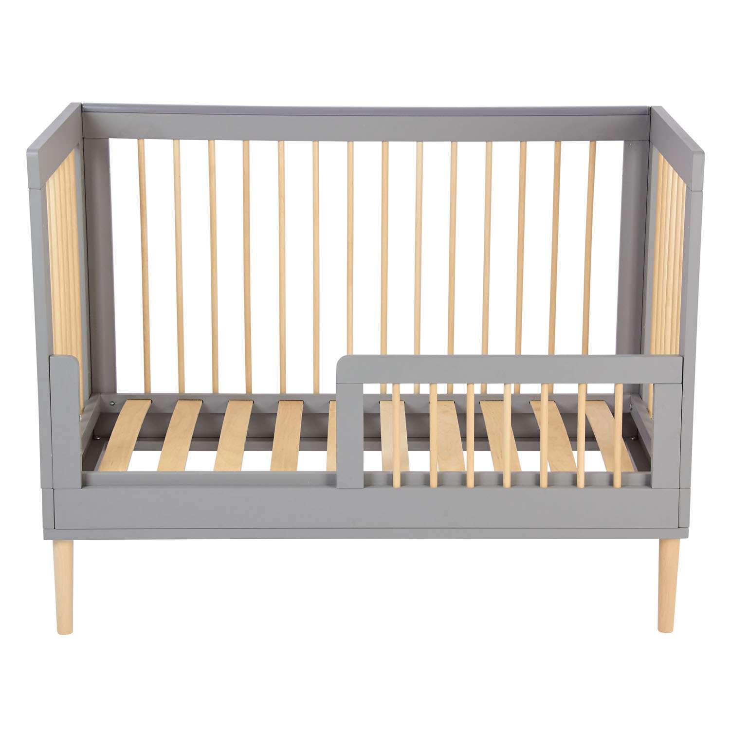 Кровать детская Polini kids Simple 360 Серый-Натуральный - фото 15