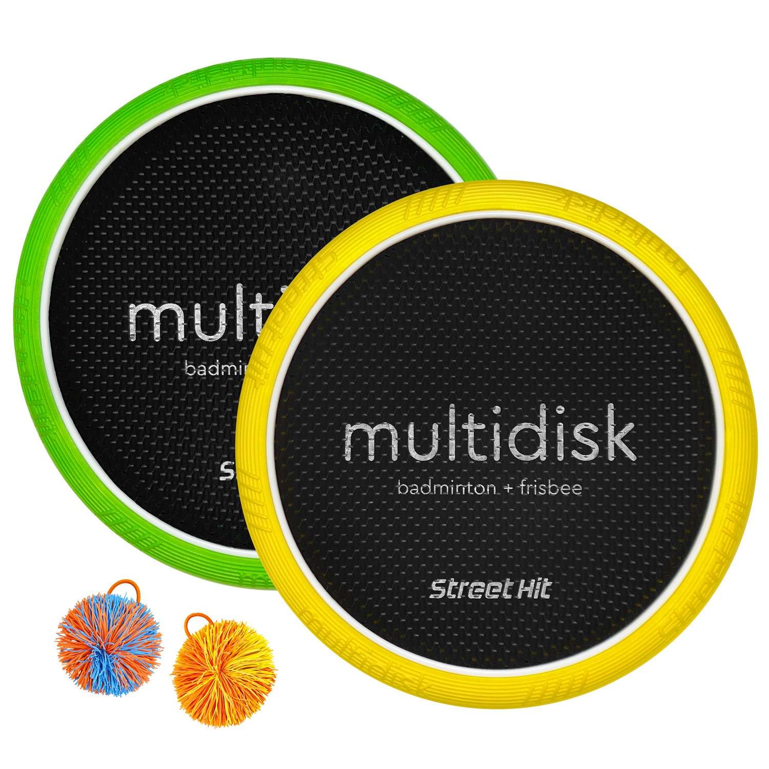 Набор для игры Street Hit Мультидиск Maxi 38 см желто-зеленый - фото 1
