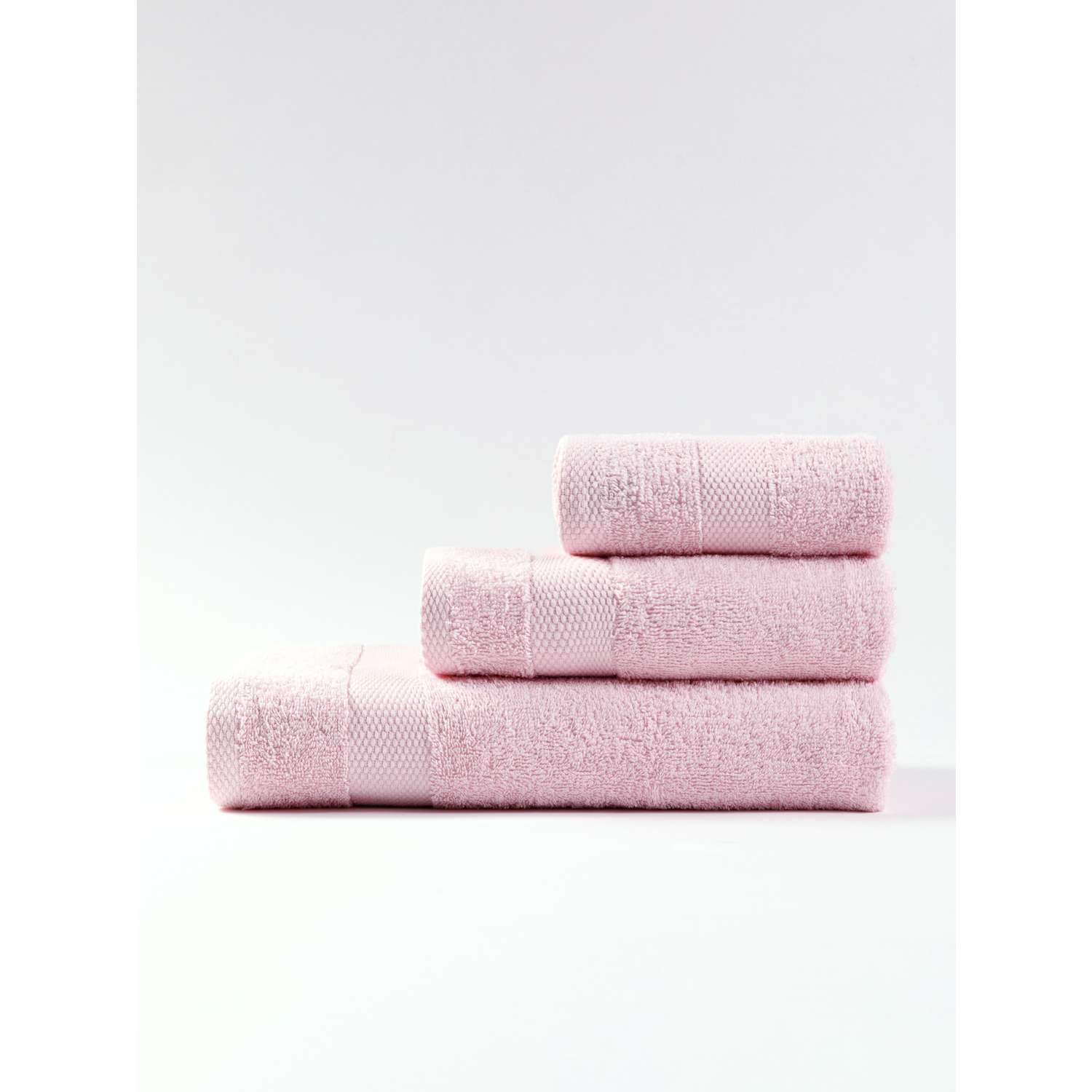 Набор махровых полотенец Ночь Нежна Розовый - фото 2