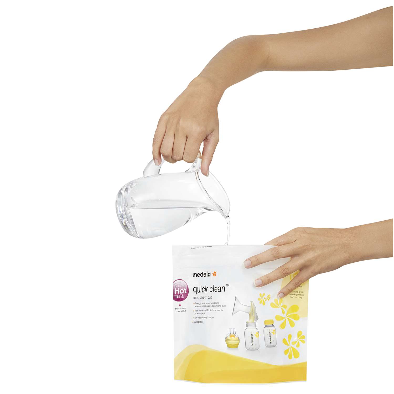 Пакеты для стерилизации Medela в СВЧ Quick Clean 5 шт - фото 5