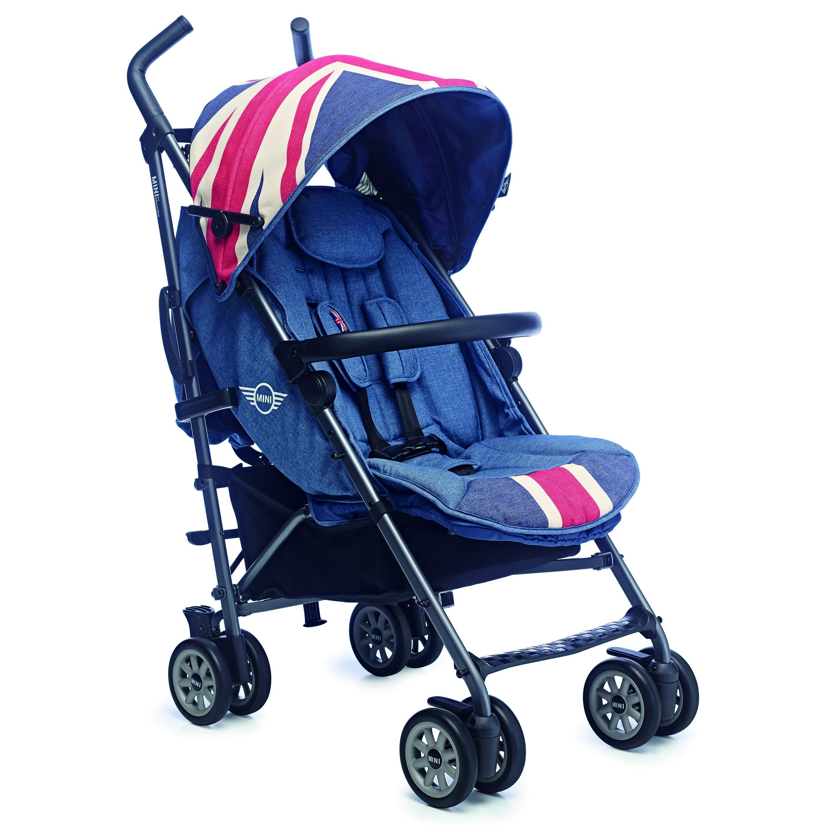 Коляска Easywalker Mini Buggy Union Jack Vintage c бампером - фото 2