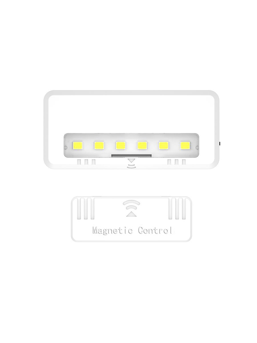 Светильник светодиодный ГЕЛЕОС с магнитным выключателем LED подсветка ГЕЛЕОС M5 0.5Вт/3.7V 330mAh MicroUSB 65х29мм 2шт - фото 10