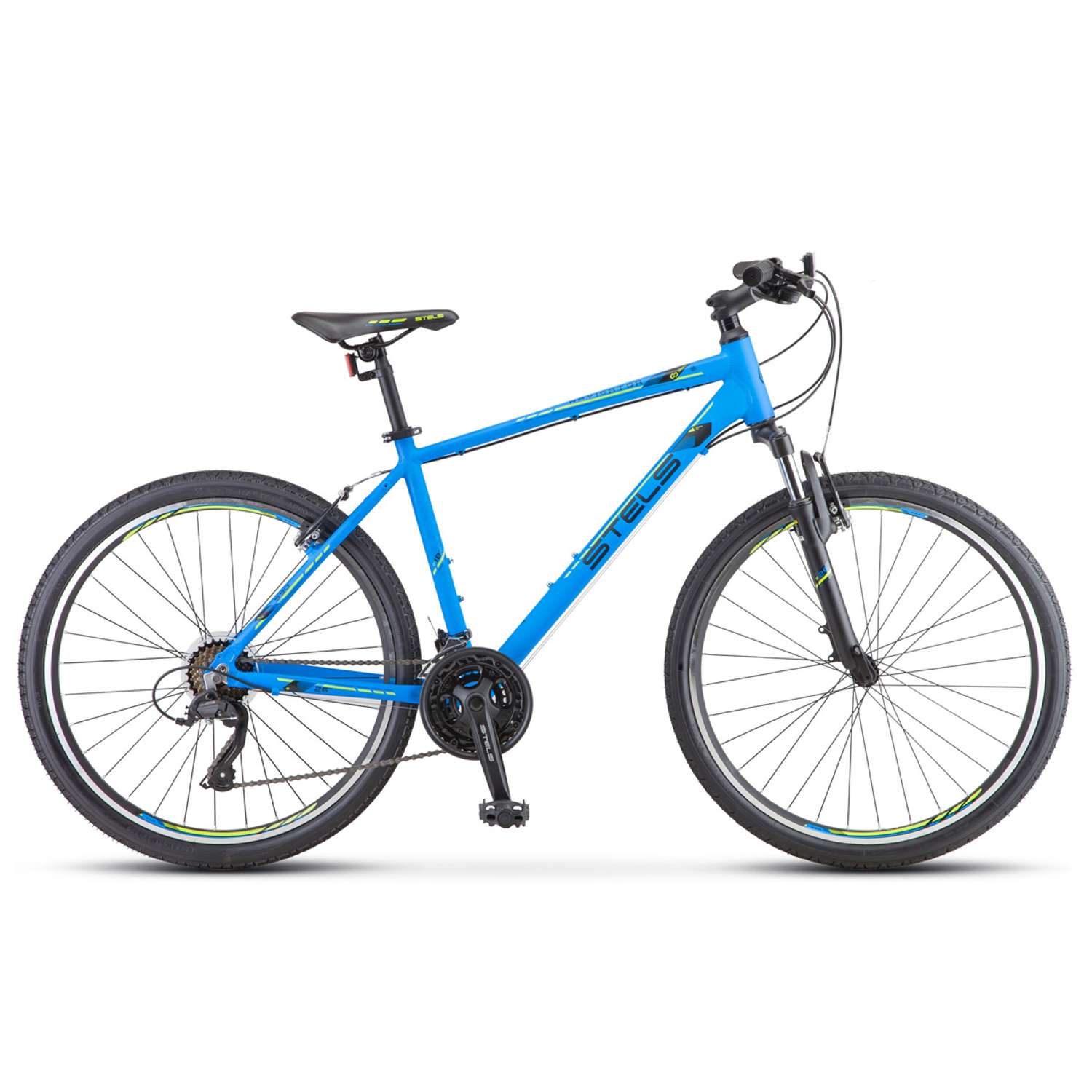 Велосипед STELS Navigator-590 V 26 K010 20 Синий/салатовый - фото 1