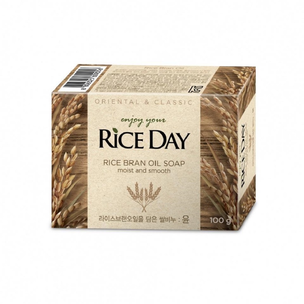 Туалетное мыло CJ LION Riceday Soap с экстрактом рисовых отрубей 100 г - фото 4