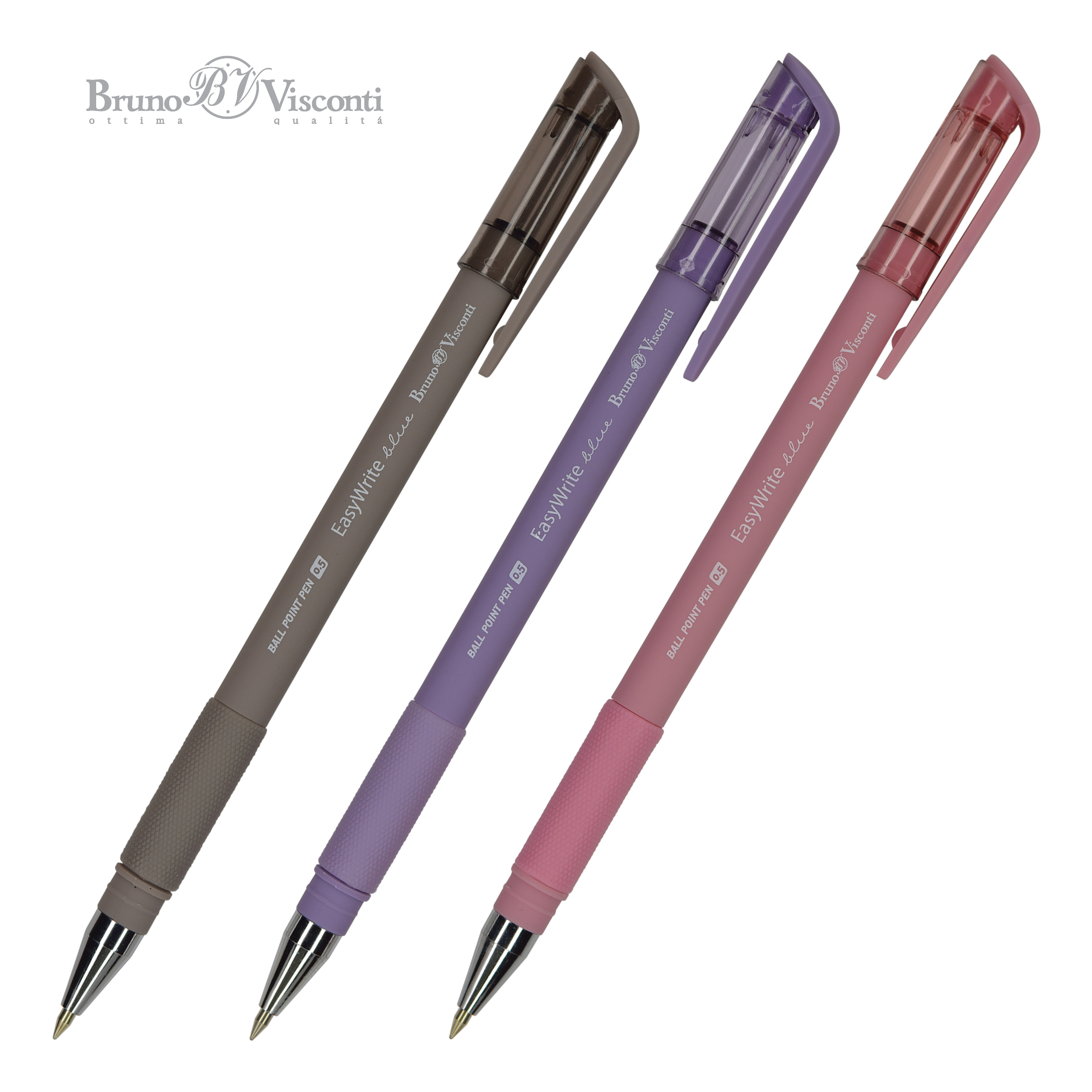 Набор шариковых ручек Bruno Visconti EasyWrite Rio синие 5 шт - фото 3