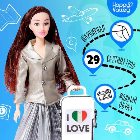 Кукла-модель Happy Valley Шарнирная «Барбара в Милане» с аксессуарами