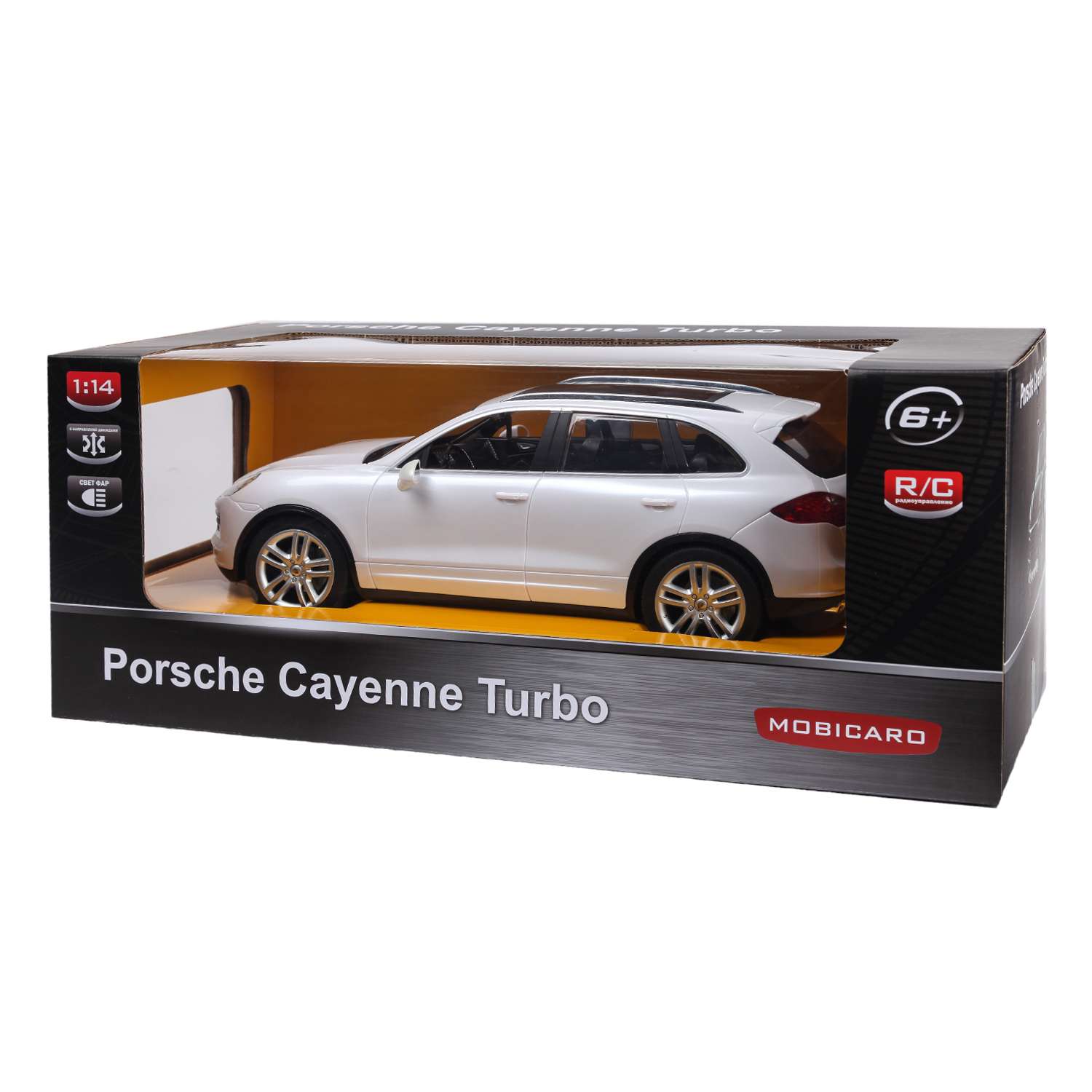 Машинка Mobicaro РУ 1:14 Porsche Cayenne Белая YS249604-W - фото 2