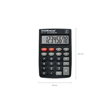Калькулятор карманный ERICH KRAUSE PC-111