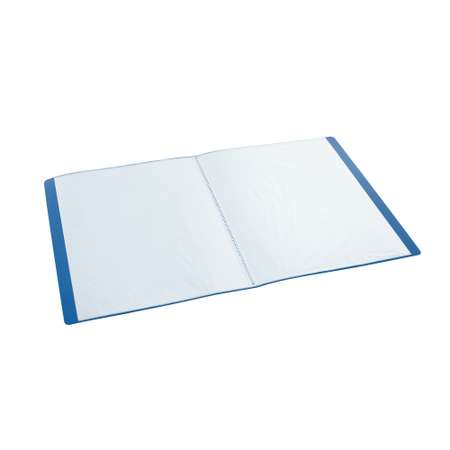 Папка с 10 файлами А4 Консул пластик 0.5 мм цвет синий
