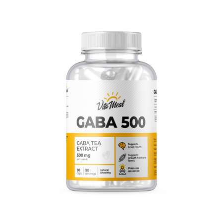 Биологически активная добавка VitaMeal Габа 500мг 90 капсул