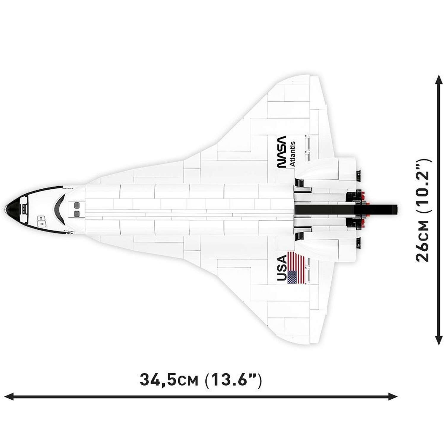 Конструктор COBI Космический шатл Space Shuttle Atlantis - фото 5