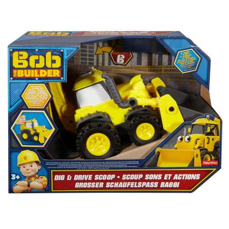 Машинка Bob the Builder Боб строитель Скуп Копай и уравляй