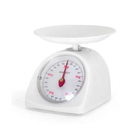 Весы кухонные механические Energy EN-405МК до 5 кг белые