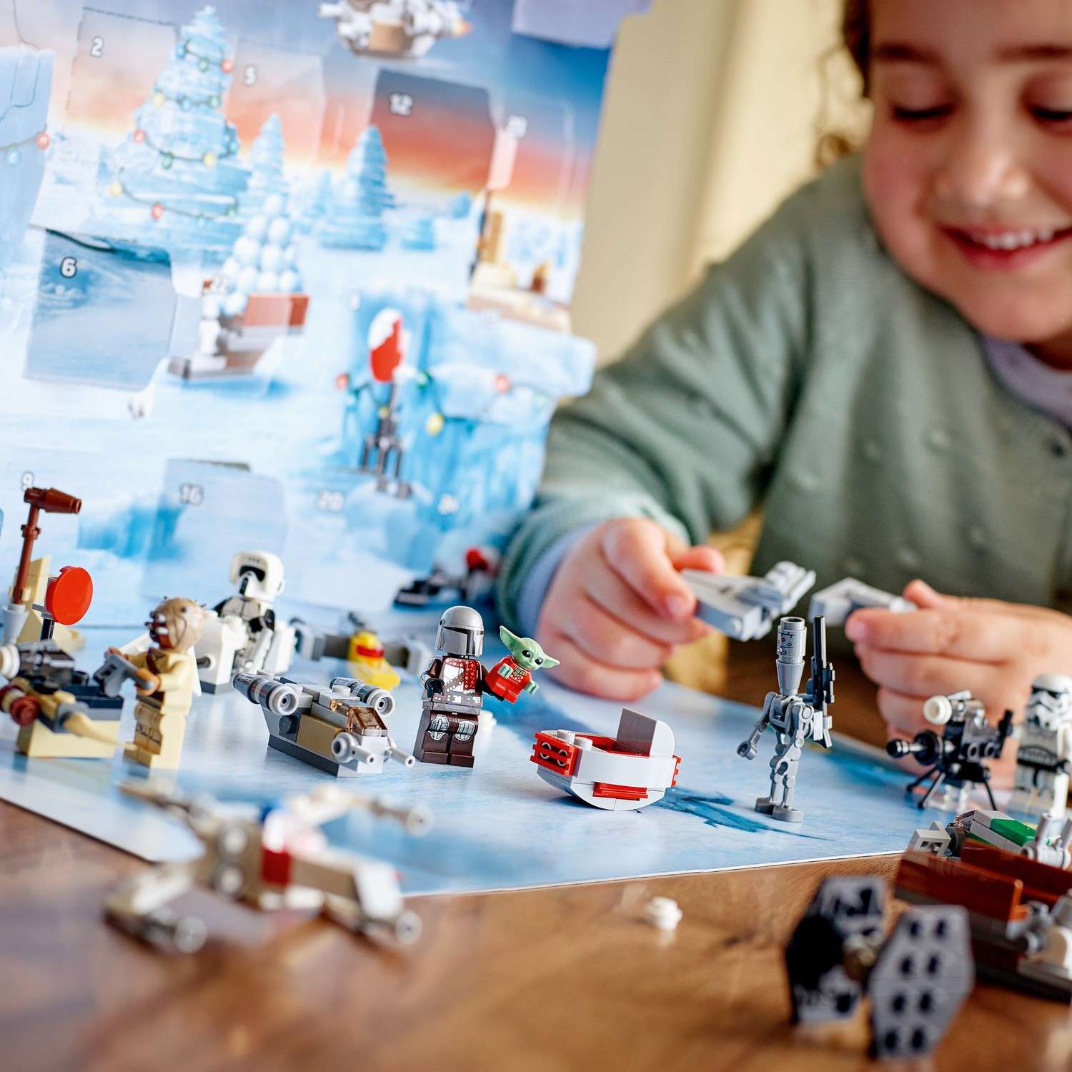 Конструктор LEGO Star Wars Новогодний календарь 75307 - фото 11