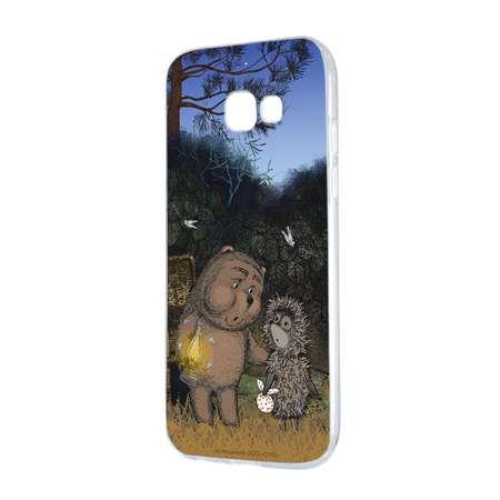 Силиконовый чехол Mcover для смартфона Samsung A5 (2017) Союзмультфильм Ежик в тумане и медвежонок